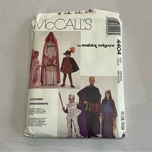 McCall's 4404 Costumes Sewing Pattern